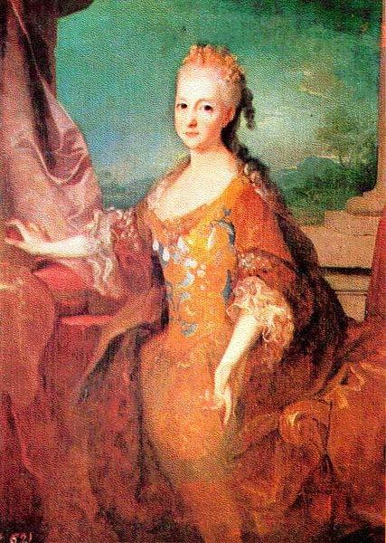 Jean Ranc Portrait of Louise elisabeth d'Orleans oil painting picture
